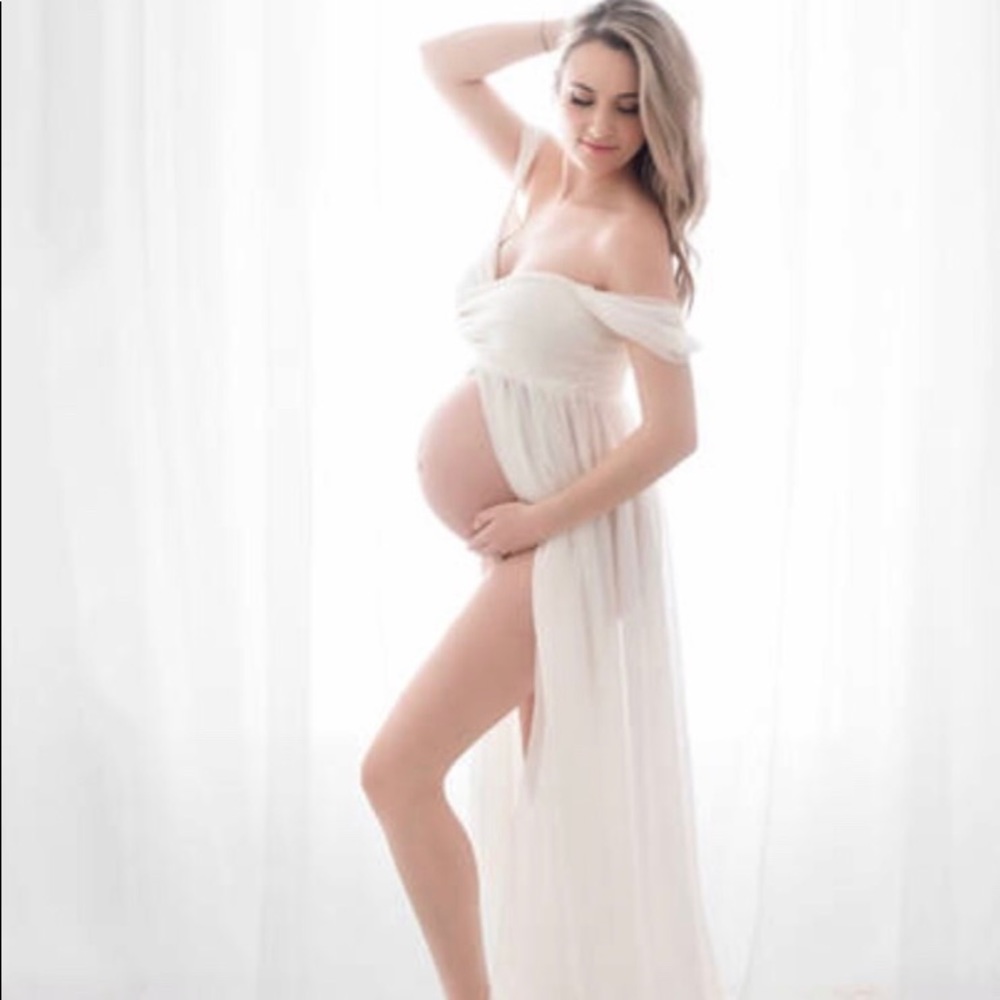 Black Maternity dress. Size L